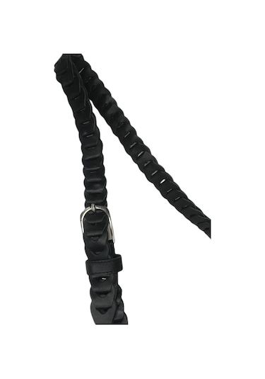 2 Cm Eninde Gerçek Deri Siyah Kadın Kemeri Siyah