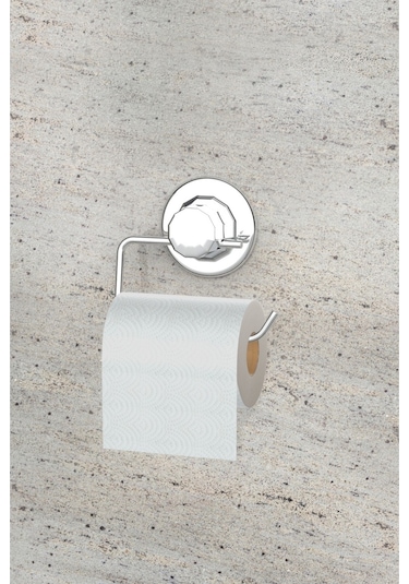 Krom Vakumlu Vantuzlu Tuvalet Kağıdı Askısı 2 Adet Gönderilir