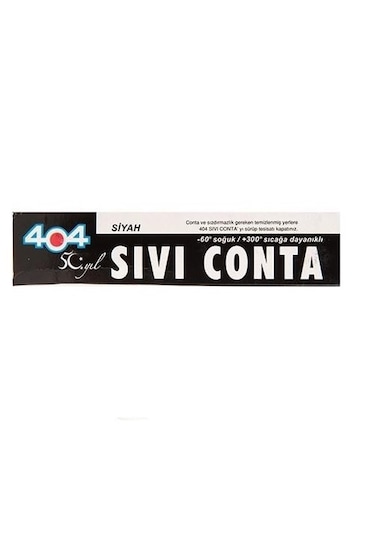 404 Sıvı Conta Siyah 80 Gr