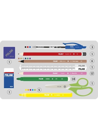 Mılan 081364bwa Be Wool Yün Turuncu 3 Cepli Setli Kalem Çantası