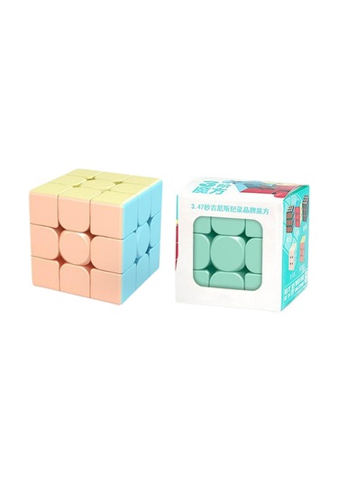 Toyika Moyu Meilong Macarons 3x3 Stickersız Zeka Akıl Küpü