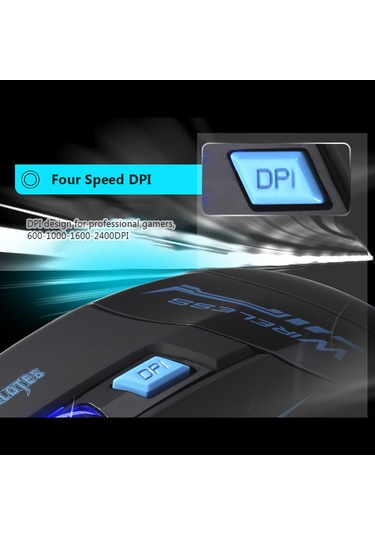 Mufunye Zelotes F14 Kablosuz 2400 Dpı 7 Tuşlu Rgb Aydınlatmalı Profesyonel Oyuncu Faresi F-14