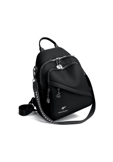 Skycity Şık Sırt Çantası: Tek Omuz, Çift Omuz, Elde Taşınabilir, Siyah, Yüksek Kalite Kumaş, 0.6kg Siyah