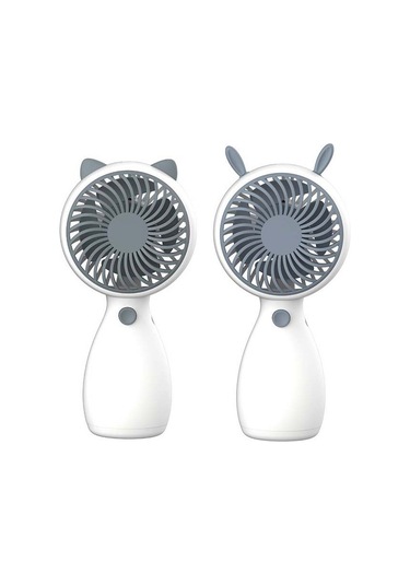 Soulader Taşınabilir Usb Mini Soğutucu Fan, 2'li Set, Kolay Taşıma İçin Kordonlu Tasarım, Şarj Edilebilir Portatif Klima