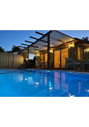 Morilu Bahçe Brandası - Yüzde 95Lik - Krem - Şeritli Halkalı