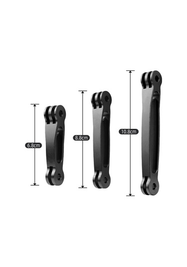 Gopro, Insta360, Djı Ve Diğer Aksiyon Kameraları İçin Ortak Alüminyum Uzatma Kolu Kavrama Genişletici, Uzunluk: 6.8cm Diğer