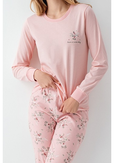 Rolypoly Kadın Pembe Pijama Takımı Rp3703-s-v2 Pembe
