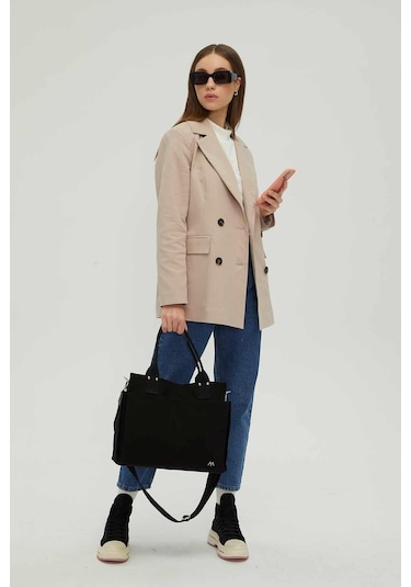 Manuka Kanvas Everyday Bag Siyah
