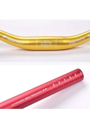 Dofolink Alüminyum Allyuminyum Bisiklet Sapı 31.8mm Çap 700mm Uzunluk 9 Manevra Mountain Bike, Climbing Bike İçin Siyah Düz/sırtlı Seçenekli