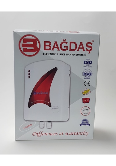 Bağdaş Elektrikli Lüks Banyo Şofbeni