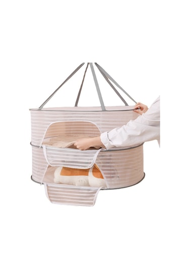 Xiaaokeji Sebzeler, Balıklar Ve Kurutulmuş Ürünler İçin Katlanabilir Kurutma Ağı, Beyaz Beyaz