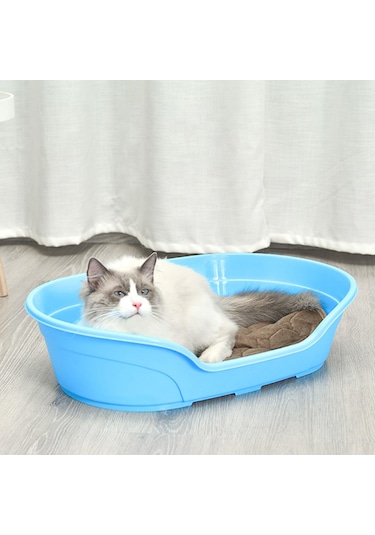 Suntek Kedi Yatağı Banyo Sakinleştirici 57cmx37.6cmx14cm-mavi