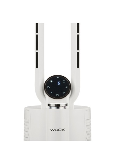 Woox Aktif Karbon Filtreli Zaman Ayarlı Dijital Ekran Hava Temizleyici Ve Hava Soğutucu Nemlendirici Beyaz