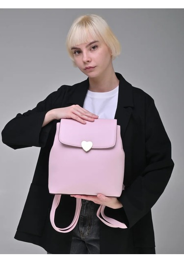 Daniele Patrici Şehir A5 Deri Sırt Çantası 203231438 Pembe