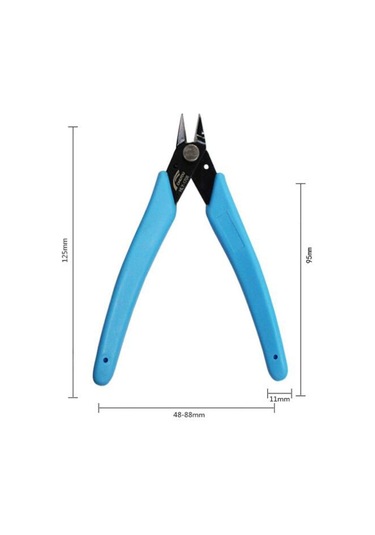 Paslanmaz Çelik Mini Eğik Kablo Kesme Yan Kelepçe