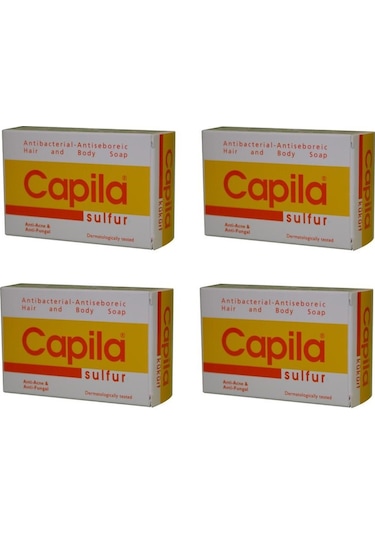 Capila Kükürtlü Sivilce ve Akneye Karşı Sabun 4 x 90 G