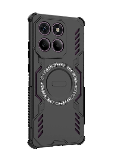 Motorola Edge 60 Pro 5g Manyetik Kılıf Kelebek Zırhlı İçi Boş Isı Dağıtıcı Pc Tpu Telefon Kılıfı Çok Renkli