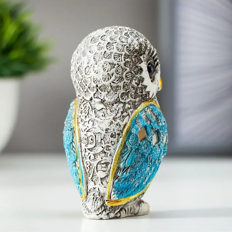 Simalend Baykuş Heykeli Raflık Dekor 25707162