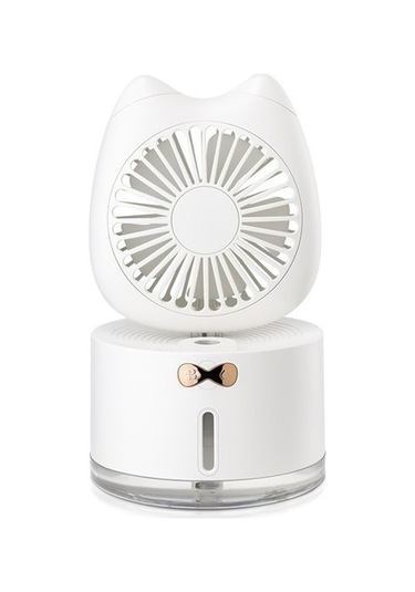 Bd-mm1 Kedi Şekli Ev Masaüstü Sprey Nemlendirici Fan Pink Dw3h7m Beyaz