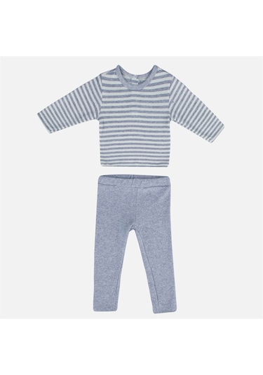 Miespiga Çizgili Bebek Pijama Takımı (494039007)