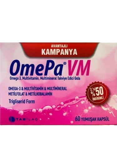 Omepa Vm 30 Kapsül 2 Adet