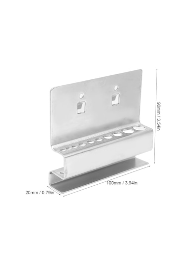 Padalink Çelik Çinko Kaplama Asma Rafı - Hex Soket Anahtarı Ve Matkap Ucu Depolama Tabanı - Atölye Araç Sınıflandırıcı 3-5 Kg Yük Kapasitesi