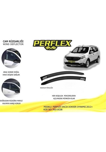 Perplex Cam Rüzgarlığı Mugen Dacıa Dokker Dynamıc 2012 2 Ad N11.12605