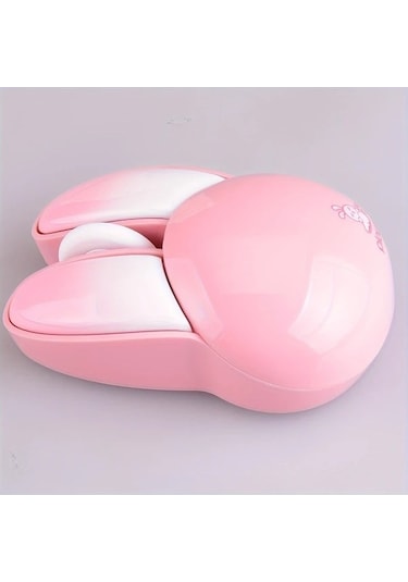 Besthome1 Kablosuz Sessiz Pippi Tavşan Fare Füme Rengi Diğer