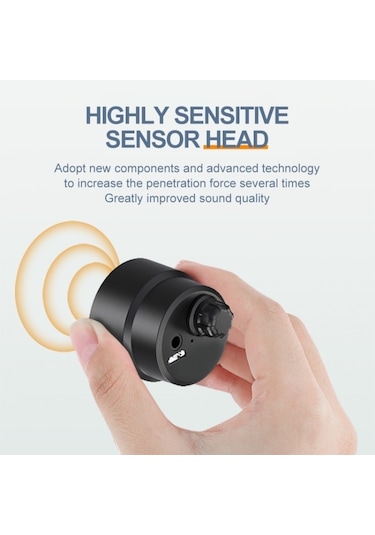 Butuglobal 01 Yüksek Mukavemetli Boru Kaçak Dinleme Dedektörü Siyah