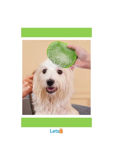 Yumuşak Silikon Evcil Hayvan Tüy Toplama Fırçası 25.5 Cm