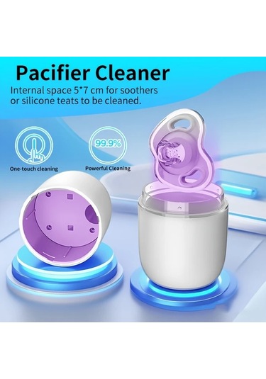 Willowhaven Beyaz Taşınabilir Mini Uv Emzik Temizleme Kutusu Seyahat Çok Yüzeyli Sterilizasyon