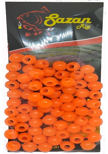 SAZAN RİG KIRMIZI YUVARLAK BONCUK 9 MM ( GENİŞ DELİK)