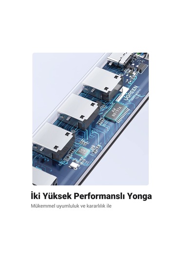 Ugreen 3 Usb 3.0 Bağlantı Noktası Ethernet Adaptörü 1000mbps Ile