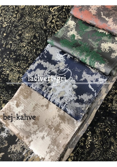 Fon Perde Salvador Desen Jakarlı Saten Fonluk