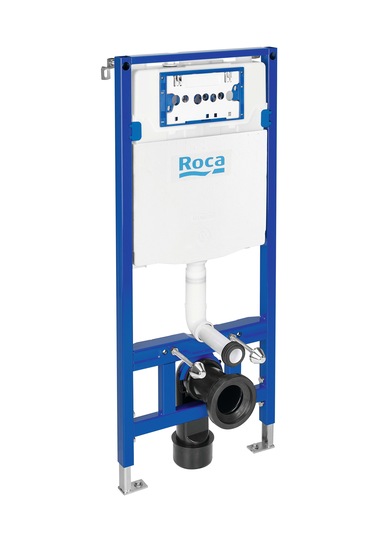 Roca A890070020 Alçıpan Tipi Gömme Rezervuar Ve Parlak Panel Seti Mavi - Beyaz