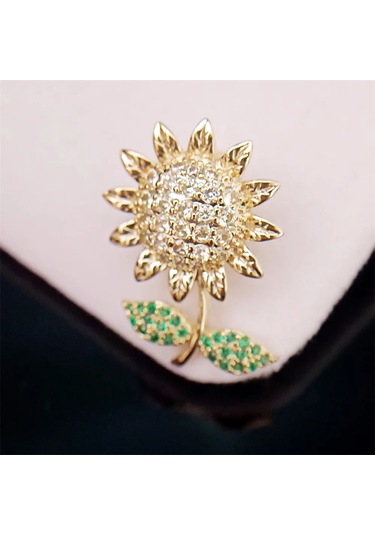 Kadınlar Için Romantik Çiçek Broş Erkekler Moda Gül Şakayık Zambak Iris Bitki Pin Pink Rose Pembe Çok Renkli