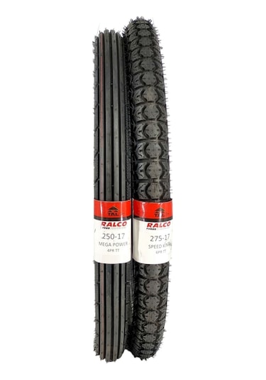 Ralco Tyres Cup Motor Lastik Takımı 275-17 Ve 250-17 Tt Tubetype - İç Lastikli Tip Ön Ve Arka