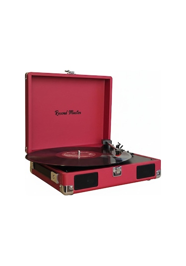 Record Master Rm-311 Kırmızı Renkli Pikap - Tüm Plaklar İle Uyuml