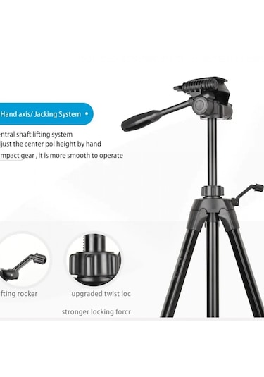 Ht-t04 Alüminyum 173 Cm Tripod Profesyonel Taşınabilir Dslr