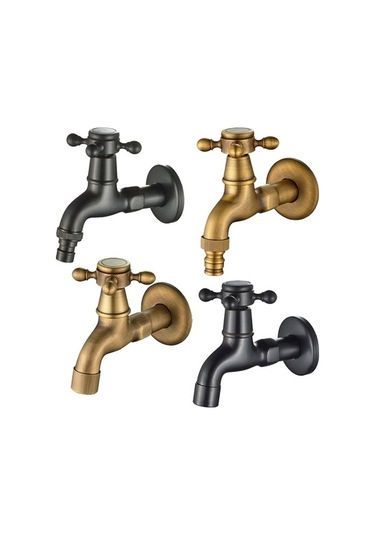 Novahub Suntek Antik Bahçe Çamaşır Makinesi: Su Dokunu Pirinç A Modeli Pirinç A