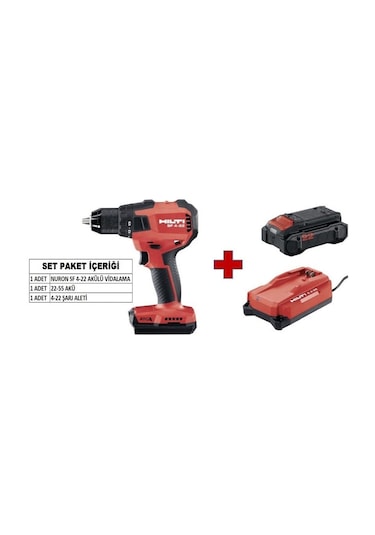 Hilti Nuron SF 4-22 Akülü Delme Vidalama Makinesi Seti