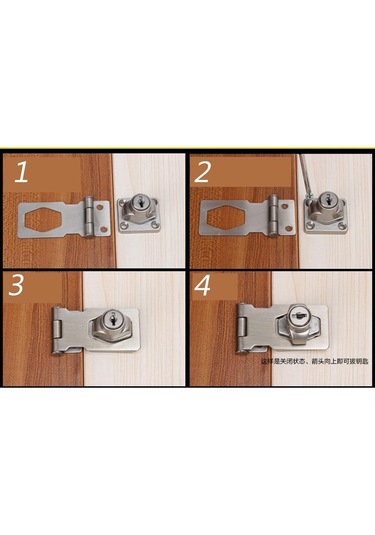 Suntek Çinko Alaşımlı Kapı Giriş Kilidi Güvenlik C