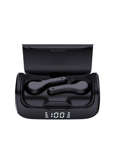 Primepickings R28 Bt5.0 Gerçek Kablosuz Spor Kulaklık Mega Bas Stereo, Akıllı Gürültü Azaltma Dokunmatik Led Ekran