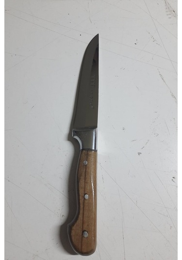 Büro Ev Ofis Mutfağı İçin 29cm Ahşap Saplı Metalik Korumalı Bıçak Mutfak Bıçağı Diğer