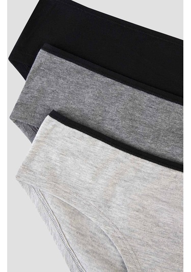 Black Tones 3lü Hipster Külot Çok Renkli