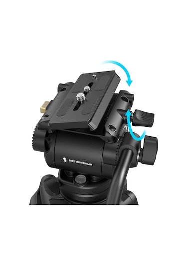 Smallrig 5441 Ad14 Profesyonel Karbon Fiber Video Tripod