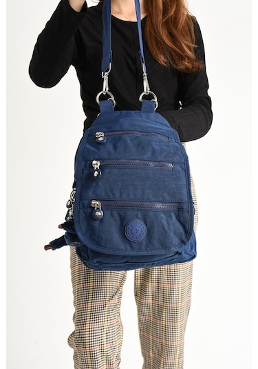 Ultra Hafif Kadın Sırt Ve El Çantası Laci Model: 571-5a - Lacivert