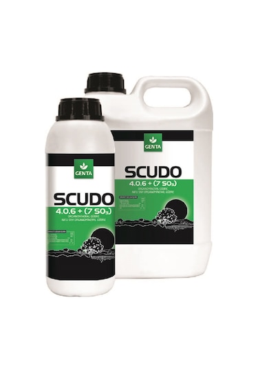 Scudo (4-0-6+7So3) Sıvı Organomineral Gübre 1 Litre