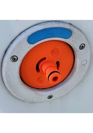 Fochsia Portakal Sku Sızdırmaz Karavan Su Tankı Adaptörü Mavi Sap Turuncu Bağlantı