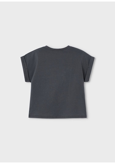 Mayoral Kız Çocuk Crop T-shirt 3006m Antrasit